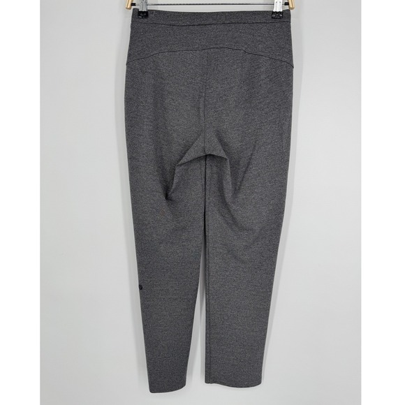 Lululemon On The Move Pant 2 Grey Ponte Stretch Workwear Travel Business Casual - Picture 9 of 15